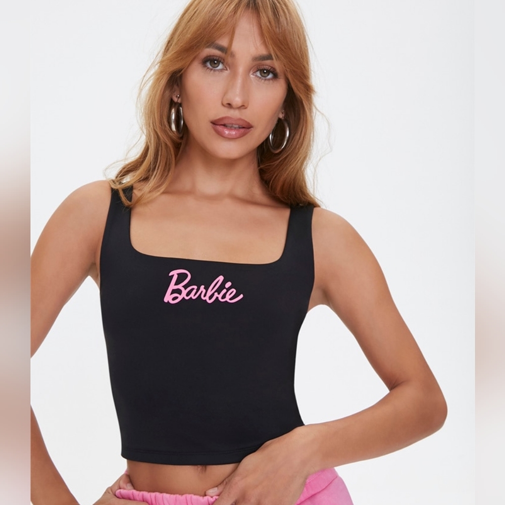 F21 BARBIE Crop Top